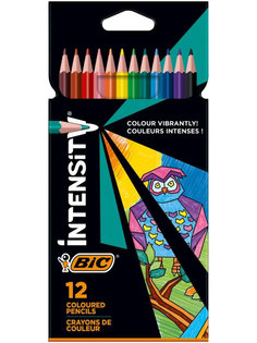 Карандаши цветные Bic Intensicty 12 цветов 9505272