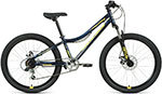Велосипед Forward TITAN 24 2.0 D 2022 рост 12 темно-синий/золотой