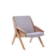 Кресло для отдыха амбер д (комфорт) серый 68x78x76 см.