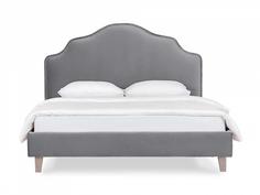 Кровать queen ii victoria l (ogogo) серый 170x130x216 см.