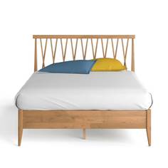 Кровать + основание quilda 140*190 (laredoute) коричневый 145x110 см.