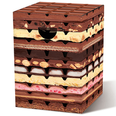 Табурет картонный chocolate (remember) мультиколор 32x44x32 см. Remember®