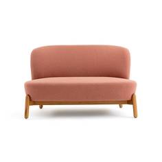 Кресло miji (laredoute) розовый 122x75x77 см.