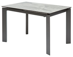 Стол CORNER 120 ITALIAN DARK GREY Серый мрамор глянцевый, керамика/ GREY1 Bravo