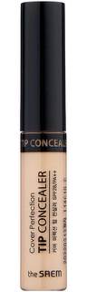 Консилер The Saem Cover Perfection Tip Concealer 01 Clear Beige 1ml