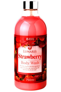 Гель для душа с клубникой Lunaris Body Wash Strawberry, 750мл