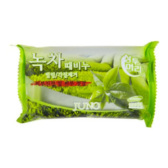 Мыло с отшелушивающим эффектом с зеленым чаем Juno Green Tea Peeling Soap, 150гр