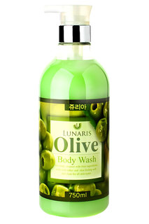 Гель для душа с оливой Lunaris Body Wash Olive, 750мл