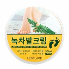 Крем для ног с экстрактом зеленого чая Lebelage Green Tea Foot Cream, 300мл