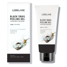 Отшелушивающий гель с муцином улитки Lebelage Black Snail Peeling Gel, 180мл