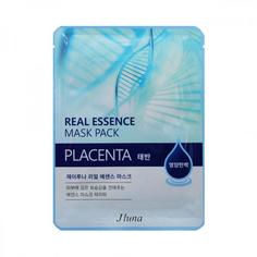Тканевая маска с плацентой JLuna Real Essence Mask Pack Placenta, 25мл Juno
