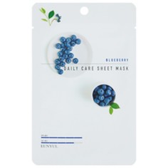 Тканевая маска для лица с экстрактом черники Eunyul Blueberry Daily Care Sheet Mask, 22g