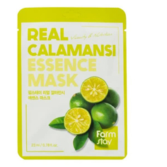 Тканевая маска для лица с экстрактом каламанси Real Calamansi Essence Mask Farm Stay