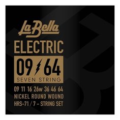 Струны для 7-струнной электрогитары La Bella HRS-71