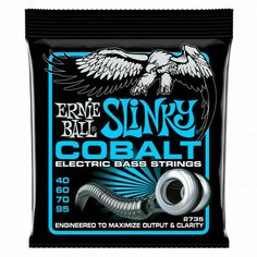 Струны для бас-гитары Ernie Ball 2735 Slinky Cobalt Extra 40-95