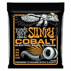 Струны для бас-гитары Ernie Ball 2733 Cobalt Slinky Hybrid 45-105