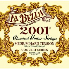 Струны для классической гитары La Bella 2001MH