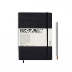 Блокнот Medium, 249 стр., в клетку, черный Leuchtturm 1917