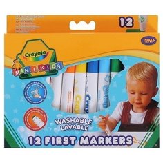Набор цветных фломастеров для малышей Crayola, 12 штук