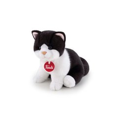 Мягкая игрушка Котёнок Брэд, черно-белый, 16 х 19 х 22 см Trudi
