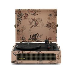 Виниловый проигрыватель Crosley Voyager Plus [Cr8017B-Fl4] Floral с двухсторонним Bluetooth