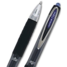Гелевая ручка автоматическая &quot;UMN-207&quot; 0.7 мм, синяя UNI