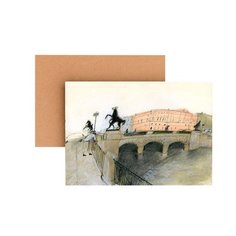 Открытка Аничков мост Somodernart