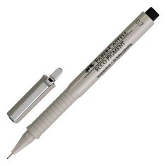 Капиллярная ручка &quot;Ecco Pigment&quot;, 0,7 мм, черная Faber Castell