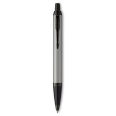 Ручка шариковая Parker IM Achromatic K317, M, серый матовый корпус, синие чернила, в подарочной коробке