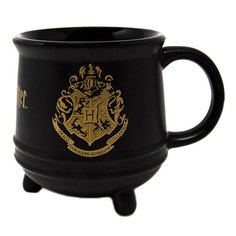 Кружка 3D Pyramid Harry Potter Hogwarts Crest Ceramic Cauldron Mug Shaped Mug, 511 мл