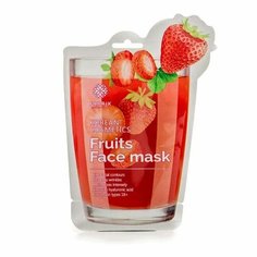 Маска для лица Fabrik тканевая Fruits с экстрактом клубники Fabrik Cosmetology