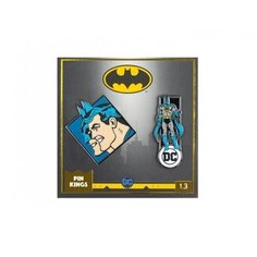 Значок Rubber Road Pin Kings DC Бэтмен 1.3, набор из 2 шт