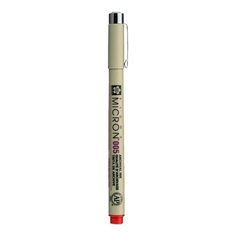 Ручка капиллярная Sakura Pigma Micron 0.2 мм, цвет чернил: красный