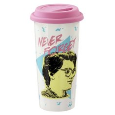 Кружка керамическая Funko Stranger Things Never Forget Lid Mug