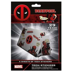 Наклейки Pyramid Deadpool Merc With A Mouth Tech Sticker Pack, 29 шт
