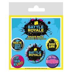 Набор значков Pyramid Battle Royale Infographic, 5 шт
