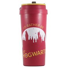 Кружка-термос Pyramid Harry Potter Rather be at Hogwarts Eco Mug, 450 мл