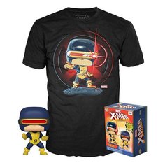 Набор фигурка + футболка Funko POP and Tee: Marvel 80th: First Appearance: Cyclops (M) 47363