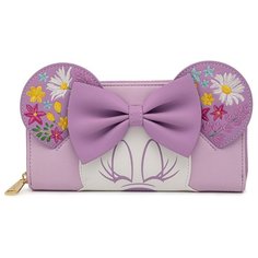 Кошелек Loungefly Disney Minnie Holding Flowers Zip Around Wallet