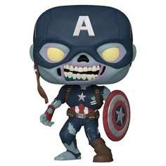 Фигурка Funko POP! Bobble Marvel What If Zombie Captain America (Exc) 10 58449