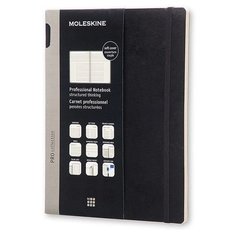 Блокнот &quot;Professional&quot; Soft XLarge, 96 листов, 19 х 25 см, черный Moleskine