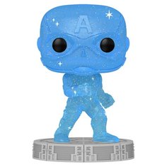 Фигурка Funko POP! Art Series Bobble Marvel Infinity Saga Captain America Blue w/Case 57614
