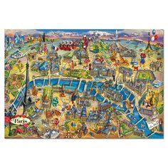Пазл Educa Карта Парижа, 500 деталей