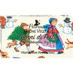 Мыло Florinda Новогоднее Волшебство Праздничный День / Giorni Di Fiesta, 100 г