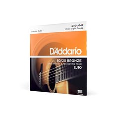 Струны для акустической гитары D&apos;Addario EJ10