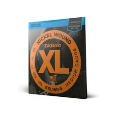 Струны для 5 струнной бас-гитары DAddario EXL160 5