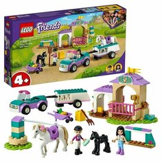 Конструктор LEGO Friends 41441 Тренировка лошади и прицеп для перевозки