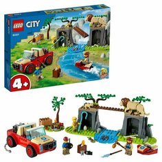 Конструктор LEGO City 60301 Спасательный внедорожник для зверей