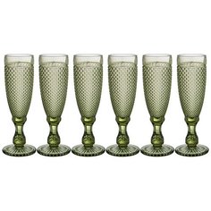 Набор бокалов для шампанского Lefard Гранат, серия Muza Color, 150 мл, 6 шт