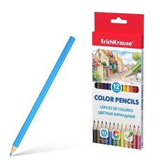 Цветные карандаши шестигранные ErichKrause 12 цветов